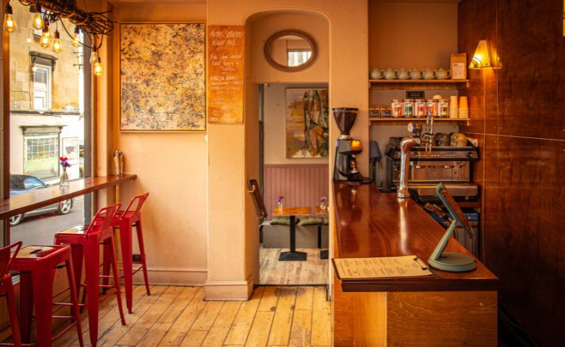 The Village Cafe & Bar Larkhall interior
